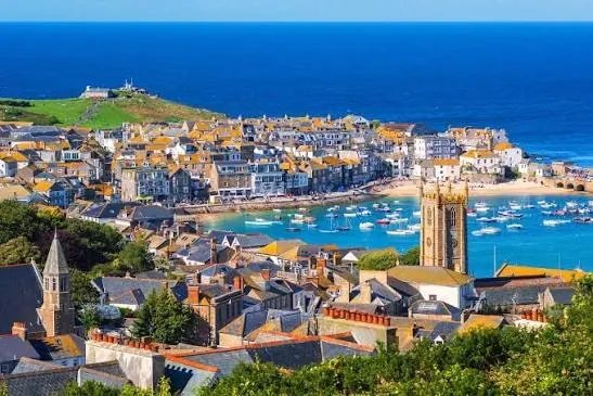 St Ives harbour in Cornwall
